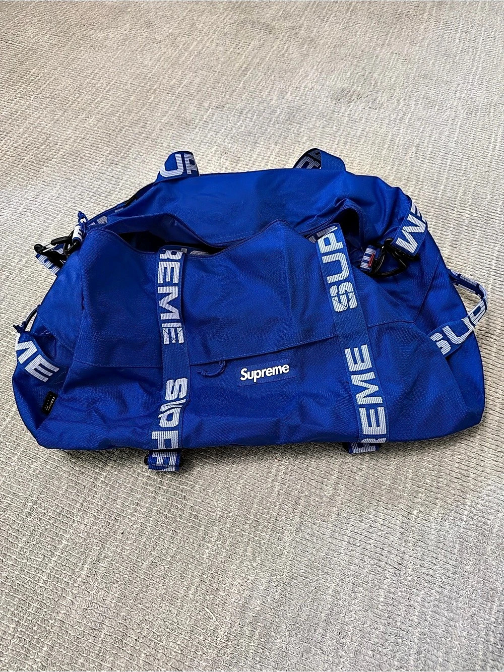 Supreme SS18 Duffle Bag Royal Blue
